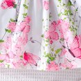thumbnail image 5 of Little Girls Floral Dress Summer Boho Flutter Sleeve Swing Tiered Beach Holiday Dress 1-3Y Pink 12-18 Months, 5 of 6