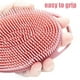 thumbnail image 3 of Silicone Body Brush, Exfoliating Body Scrubber, Silicone Body Scrubber Loofah, Silicone Bath Brush, Soft Exfoliating, 3 of 5