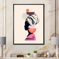 thumbnail image 2 of Designart 'Ethnic Portrait of African American Woman' Modern Framed Canvas Wall Art Print, 2 of 5