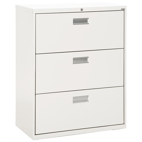 Sandusky Lee 600 Series 36 3 Drawer Lateral File White Walmart Com