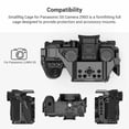 thumbnail image 6 of SmallRig Cage for Panasonic S5 Camera Integrated Cold Shoe & NATO Rail 2983, 6 of 10