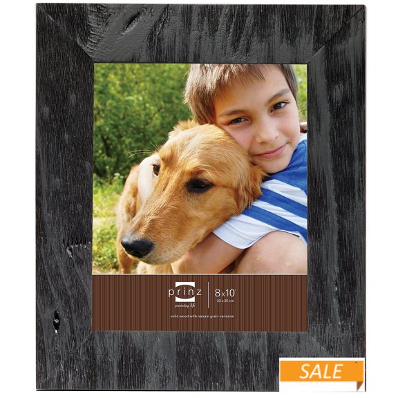 GREENE Black rustic barnwood frame by Prinz - 8x10