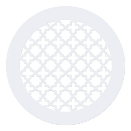 Uxcell Air Vent Cover Grille for 5.5" Duct Opening, Acrylic Glass Wall Ceiling Hole Cover for Ventilation