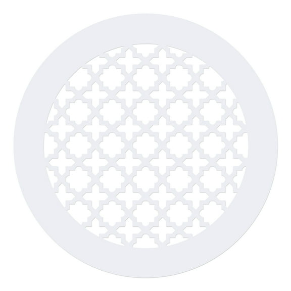 Uxcell Air Vent Cover Grille for 5.5" Duct Opening, Acrylic Glass Wall Ceiling Hole Cover for Ventilation