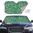 thumbnail image 2 of Haiem Flying Bees Car Windshield Sun Shade - Blocks UV Rays Sun Visor Protector, Sunshade to Keep Your Vehicle Cool, Universal Fit SUV Van Sedan-, 2 of 7