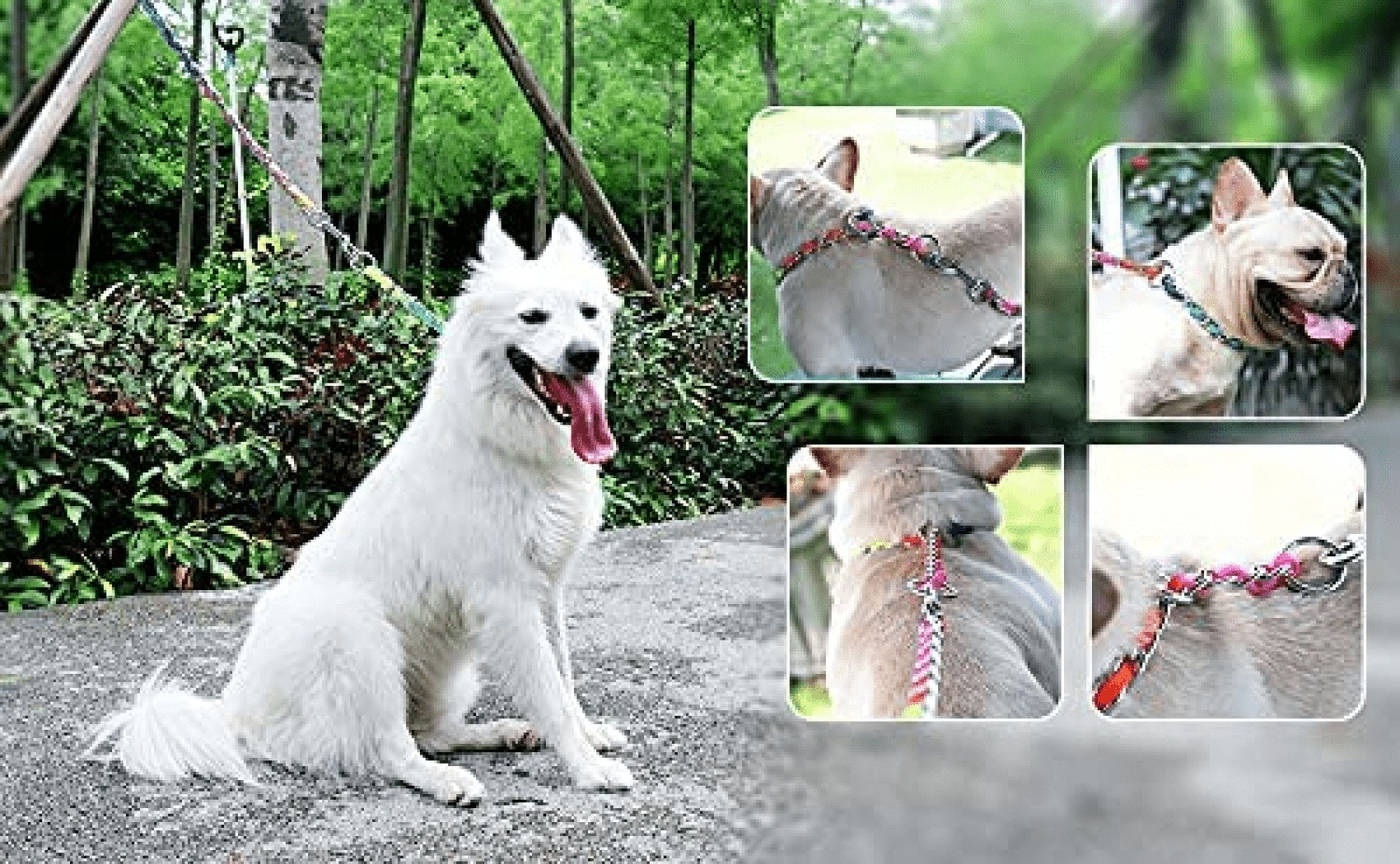 Chain Dog Leash, Stainless Steel Heavy Duty Training Chain Leash with Soft Handle for Medium Large Dogs, 40 inches 4.0 mm