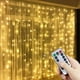 thumbnail image 2 of Guirnalda de luces LED de hadas de Navidad, cadena de luces de cortina, Control remoto incluido, decoración del hogar, dormitorio, ventana, iluminación de vacaciones, 2 of 4