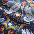 thumbnail image 5 of YIUME Men's Hawaiian Shirt Vintage Birds Print By Julia Madoka Cotton Button-down Short Sleeve Aloha Shirt, 5 of 8