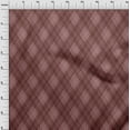 thumbnail image 4 of oneOone Viscose Chiffon Dark Rose Brown Fabric Check Quilting Supplies Print Sewing Fabric By The Yard 42 Inch Wide, 4 of 5