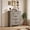 Gray, variant on Dresser for Bedroom, 4-Drawer Chest of Drawers, Wooden Storage Dresser with Large Drawers for Living Room, Brown