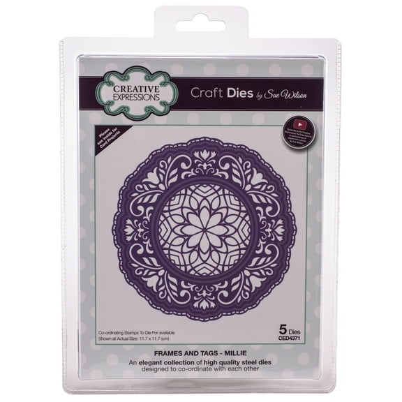 Creative Expressions Craft Dies By Sue Wilson-Frames & Tags-Millie
