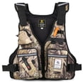 thumbnail image 1 of Multi-Pockets Fly Vest with Bottle Holder for Kayaking Sailing Boating Sports Camouflage, 1 of 7