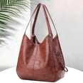 thumbnail image 3 of Bolso de hombro suave , bolso o, de viaje , bolso llaves Marrón Zulema Bolsos de hombro para mujer, 3 of 7