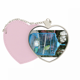 thumbnail image 1 of Parrot Bolsa de viaje Mirror maquillaje corazón rosa, 1 of 4