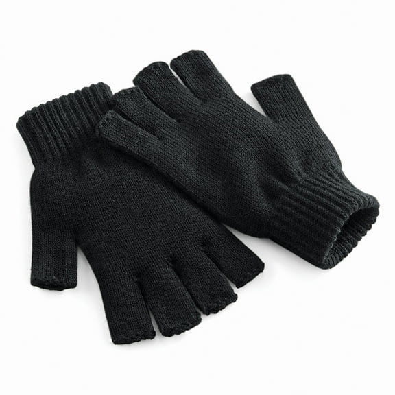Beechfield® Plain Basic Fingerless Winter Gloves