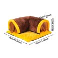 thumbnail image 3 of Pig Hideout Tunnel Bed Soft Removable Tunnels And Tubes For Cage Pig Hides For Sturdy Small Animal Tunnel For Hamster Hedgehog, 3 of 4