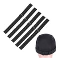 thumbnail image 1 of Correas de Banda elástica ajustables negras Macarena 5 piezas para gorras de pelucas Cierre de Encaje sin pegamento, 1 of 8