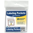 thumbnail image 3 of C-Line 3-3/4" x 3" Self-Adhesive Labeling Pockets, 25 Holders per Pack, 125 Holders Total, Clear (70443-5), 3 of 3