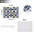 thumbnail image 3 of Welcome Door Sign Decoration 13.8" Rectangular Front Entrance Hanging Sign Outdoor Farmhouse Porch Retro Pattern, 3 of 6
