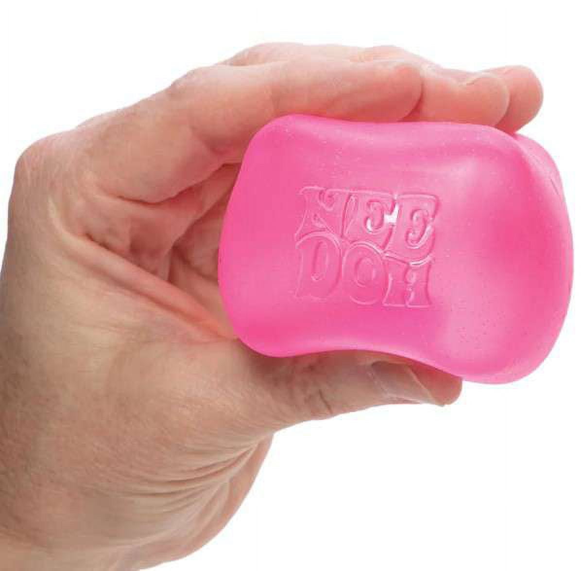Schylling Nee Doh Nice Cube, Squeezable Dough Ball, Stress Relief Squishy Toy, Pink (1ct), Suitable (图2) Schylling Nee Doh Nice Cube, Squeezable Dough Ball, Stress Relief Squishy Toy, Pink (1ct), Suitable (图2)