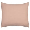 thumbnail image 4 of Hauteloom Estaca Bedding Bed Pillows Set of 2 - Natural Fiber Linen Bedding - Pale Pink, Peach - 26" X 26", 4 of 6