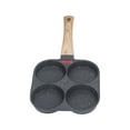 thumbnail image 4 of Egg Frying Pan, Wide Compatibility Heat Sensitive Silicone Pancake Frying Pan  For Gas For Hamburger 4 Holes,3 Holes, 4 of 8