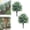2 Pc, variant on Artificial Potted Trees with Ground Stakes, UV Resistant Camellia Topiary, Realistic Faux Shrubs Plants, Weatherproof Fake Flowers Bushes for Indoor Outdoor Home Garden Porch Yard Decor (2 pc)