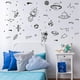 thumbnail image 2 of Adhesivos de pared YOYOU ART HOME con tema del espacio exterior para niños, 2 of 8