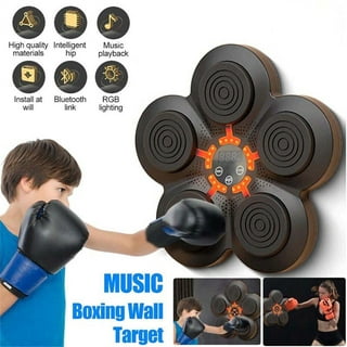 GYHZKA Boxing Machine Wall Mounted,Music Boxing Machine,Smart Music  Electronic Boxing Wall Target with Boxing Gloves Multi Musical Target Boxing