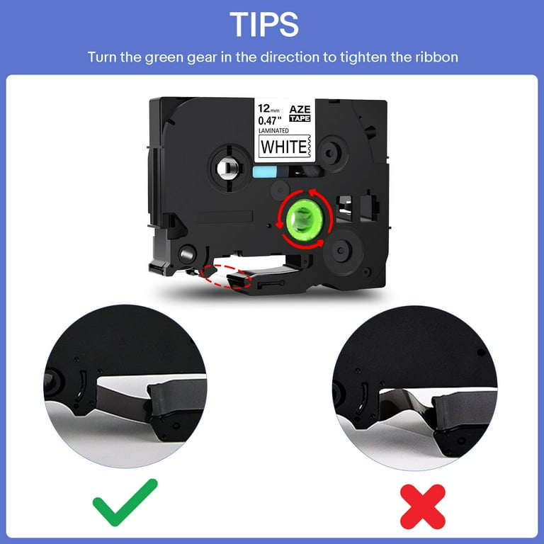 GREENCYCLE 5PK Compatible Brother P-touch TZe 231 431 531