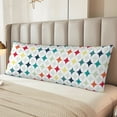 thumbnail image 2 of Naloa Colorful Geometric Body Pillow Cover, Pillowcases with Hidden Zipper Breathable Long Pillow Case (Pillows are not included,20x54 inch), 2 of 7