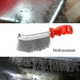 thumbnail image 3 of 2Pcs Barbecue Oven Grill BBQ Long Handle Steel Wire Cleaning Brush Cleaner Tool, 3 of 8