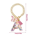 thumbnail image 3 of Amor Colgante Brillo Borla Resina Decorativa Mariposa Color Letra Clave, 3 of 3