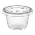 thumbnail image 6 of 200  Plastic Portion Cups with Lids  4 oz. - Disposable Soufflé Cups, Jello Shot Cups With Lids, Clear Plastic Containers Perfect for salad Dressing and More, 6 of 8