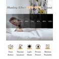 thumbnail image 5 of Botanical Flower Blackout Curtains 39 Inches Long for Bedroom, Watercolor Retro Spring Farm Leaf Thermal Insulated Room Darkening Black Out Window Curtain Panels Grommet Drapes for Living Room, 5 of 8