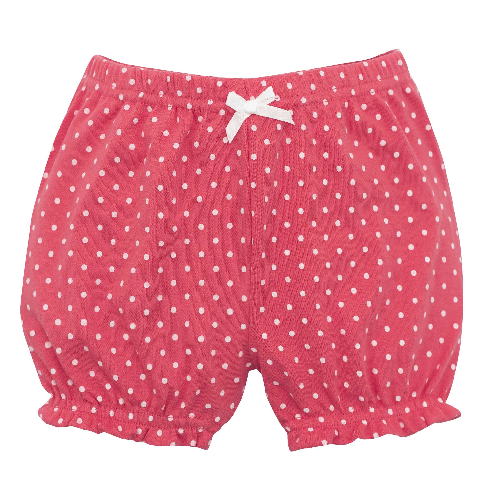 Hudson Baby Girl Cotton Bodysuit, Shorts and Shoe Set, Cherry Sweet Life, 0-3 Months