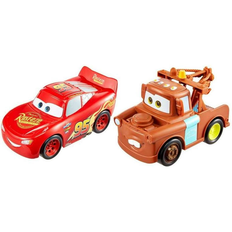 Mattel Disney Pixar Cars Track Talkers Mater, Lightning McQueen