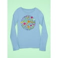 thumbnail image 3 of Circle Of Flowers Long Sleeve Toddler -Image by Shutterstock,  5 Toddler, 3 of 4
