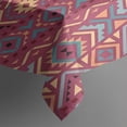 thumbnail image 3 of Colorful Geometric Pattern Rectangle Tablecloth 60"x84",Waterproof Polyester Rectangle Table Cloth, Wipeable Spillproof Polyester Tablecloth for Dining, Camping, Indoor and Outdoor, 3 of 5