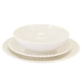 thumbnail image 3 of Martha Stewart Beaded Melamine 12-Piece Dinnerware Set - Cream, 3 of 6