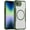 Green, variant on REQO Magnetic Case for iPhone 16 E/SE4, Carbon Fiber Texture Case Ultra Thin Compatible Wireless Charging Cover