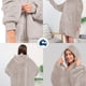 thumbnail image 5 of Sudadera Cobija Bluelander, Manta con Borrega, Unitalla, con Capucha y Mangas, Gris, 5 of 5