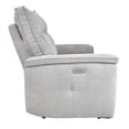 thumbnail image 5 of Lexicon Tesoro 3-Piece Wood & Fabric Sectional Set with Cupholders in Mist Gray, 5 of 9