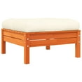 thumbnail image 6 of vidaXL Patio Footstools with Cushions 2 pcs Wax Brown Solid Wood Pine, 6 of 11