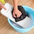 thumbnail image 1 of CRAFTHROU 1Set Clothes Washing Board Plastic Water Repellent Washboard for Laundry, 1 of 7