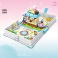 thumbnail image 3 of Children And Girls Assemble Small Toy Model Gifts By 330 Bricks Book Ice Cream Shop, 3 of 4