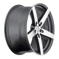 thumbnail image 2 of Mandrus Cast Aluminum Rim MNMAA 18X8.5 5X112 GNMTL MIR-FC 43MM, 1885MAA435112G66, 2 of 3