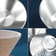 thumbnail image 3 of Tazón de metal,Lavabo de metal de acero inoxidable,Ensaladera de metal profundo, 3 of 5