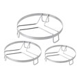 thumbnail image 1 of Shisuyan Cooling Rack Silver 3Pcs 6.1X6.1X1.3In, 1 of 8