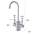 thumbnail image 3 of Ready Hot Compact Kitchen Hot Water Dispenser with Dual Handle Brushed Nickel Faucet 41-RH-150-F560-BN, 3 of 8